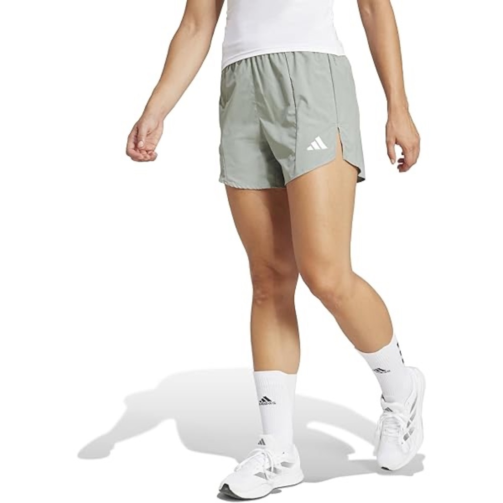 Adidas Women's Green Adizero Split Shorts